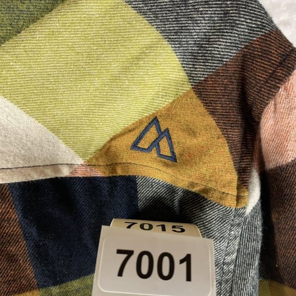 Alpine Design Shirt Men's‎ Small Multicolor Plaid Cotton Flannel Button-Up 7001 - Picture 8 of 9